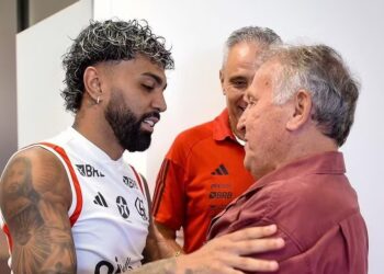Gabigol e Zico - Flamengo