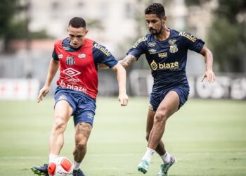 Marcelinho e Aderlan - Santos